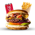 Mexican Hot Chilli Burger Meal 