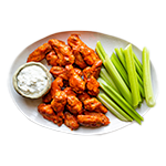 Spicy Hot Buffalo Chicken Wings  Regular 