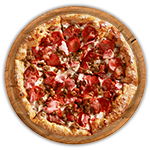 Meaty Mighty Pizza  8" 