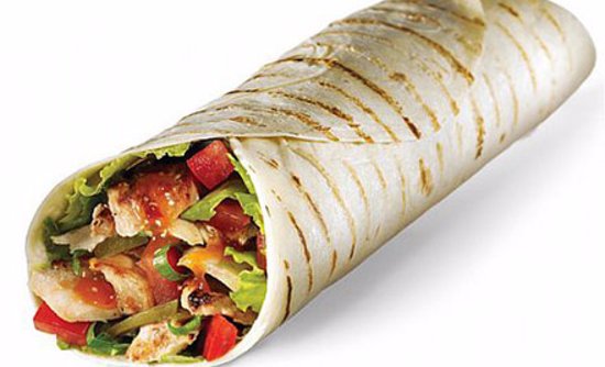 Chicken Tikka Hoagie Wrap 