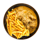 Chicken Korma & Chips 